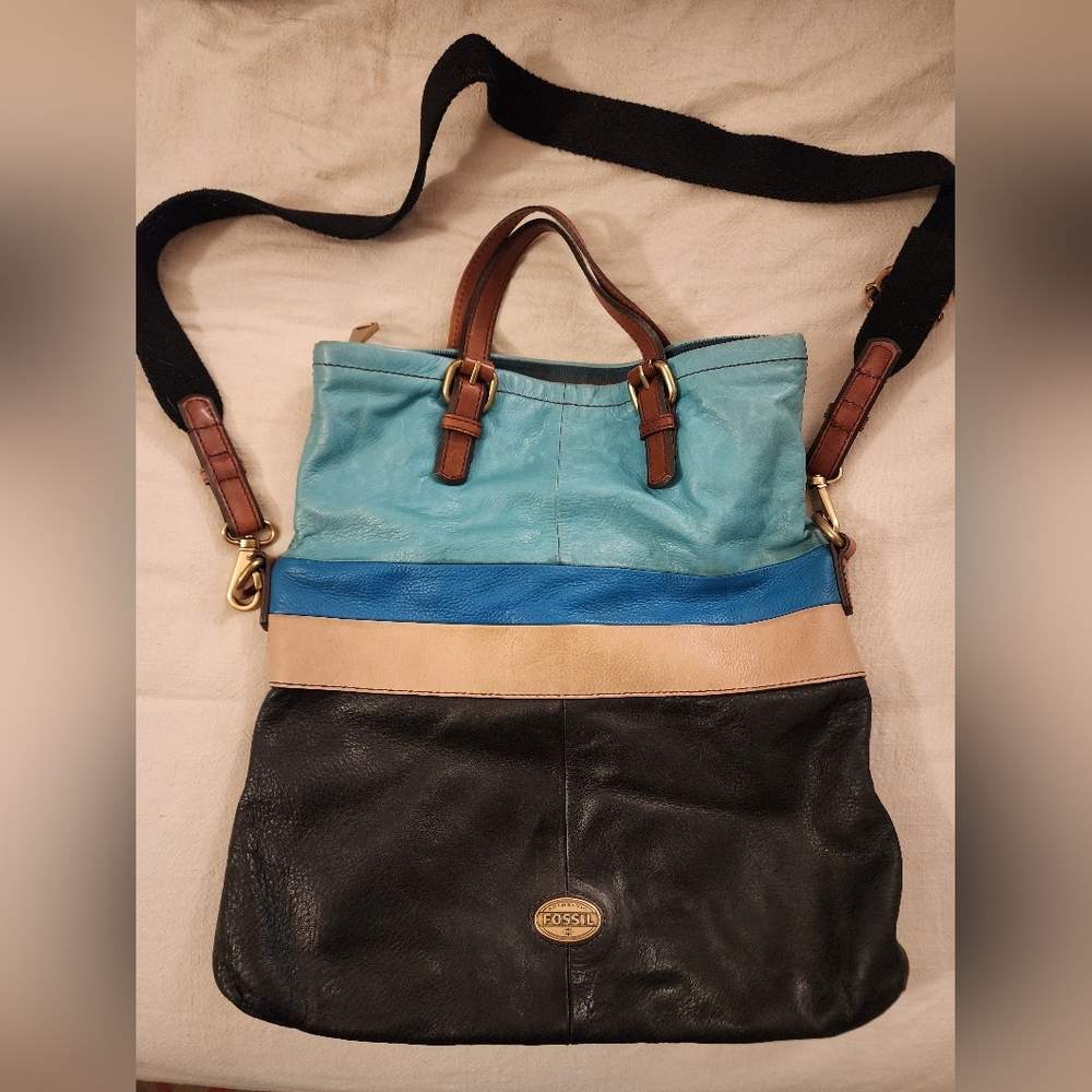 Fossil Foldover Shoulder Bag